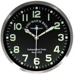 WALL & ALARM CLOCKS ZENO-WATCH BASEL REF. CL85Q-a1 pilot style wall clock