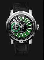 LOUIS MOINET METROPOLIS MAGIC GREEN STAINLESS STEEL  REF. LM-45.10.31  SELF-WINDING CAL. LM45