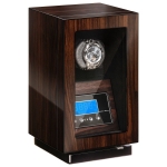 WATCH WINDERS Beco Technic BLDC watch winder for 1 watch, walnut, black lining, adapter included ref. 309416