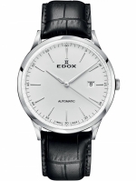 EDOX LES VAUBERTS Ref. 80106-3C-AIN Elegance Silver Automatic 42MM 5ATM
