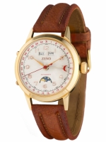 ZENO-WATCH BASEL Vintage Editions Ref. Venus-206 - pointer date, moon phase, weekday, month, 10 mc gold plated, hand wound