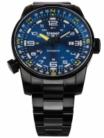 TRASER H3 P68 Pathfinder Automatic PVD Black Steel Blue Dial Ref. 109523 46MM 10ATM