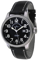 ZENO-WATCH BASEL Oversized (OS) pilot Godron Automatic Ref. 8554G-a1 vintage bezel ring