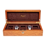 WATCH BOXES Rapport London Est. 1898 HERITAGE FIVE L274 (5 TIMEPIECES) BOX BURR WALNUT