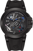 HARRY WINSTON The Ocean Collection™ Project Z6 Zalium PVD Black Edition Diver Ref. 400-MMAC44ZK Manual Winding Alarm HW Cal. w. 72H PR
