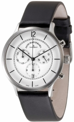 ZENO-WATCH BASEL Bauhaus Bauplatz Chronograph Steel - White  Ref. 6562-5030Q-i2  Cal. Ronda 5030.D