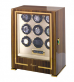 WATCH WINDERS Rapport London Est. 1898 W309 Paramount Nine Watch Winder Walnut
