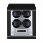 WATCH WINDERS Rapport London Est. 1898 W554 Formula Quad Watch Winder Black Piano Finish for 4 automatic watches