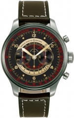 ZENO-WATCH BASEL Oversized (OS) retro Chronograph Dubois-Depraz Tachy- & Pulsometer Ref. 8560BH-f1-Puls DD2025 Caliber Ltd/100