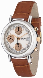 ZENO-WATCH BASEL Vintage Editions Chrono 1960’s Zeno De Luxe Ref. C975TVD-i3-6  vintage Valjoux 7750-17 jewels caliber