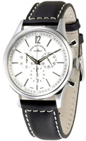ZENO-WATCH BASEL Vintage Editions Event Gentlemen Chronograph 43 Ref. 6564-5030Q-i1 black, -i2 white, -i4 blue. -i6 brown