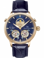 GERMAN DESIGN BRANDS CARL VON ZEYTEN Ref. CVZ0060GBLS Durbach Moonphase Dual Balance Automatic 45mm 5ATM Ltd/999